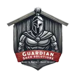 10’x16′ Lofted Guardian Shed Felted Wool with Black