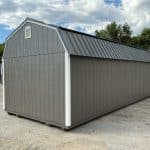 12’x28′ Guardian Lofted with Barnwood and White