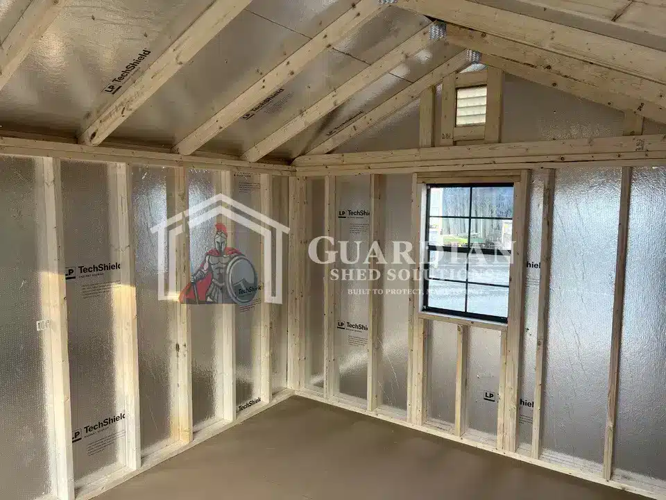 10’x12′ Champion Utility Barnwood Gray with White