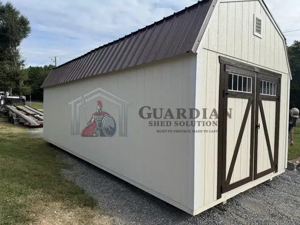 Defender Series Lofted Barn — delivered to Conover
