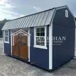 10’x16′ Guardian Lofted Charcoal Blue Electrical Package Base