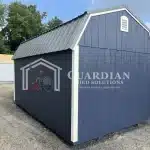 10’x16′ Guardian Lofted Charcoal Blue Electrical Package Base