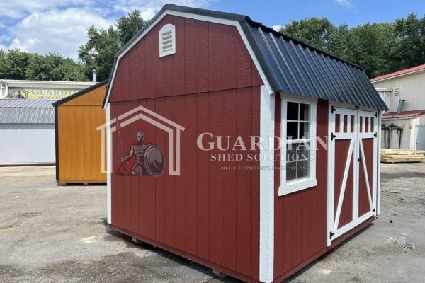 10’x12′ Rustic Red Lofted Barn