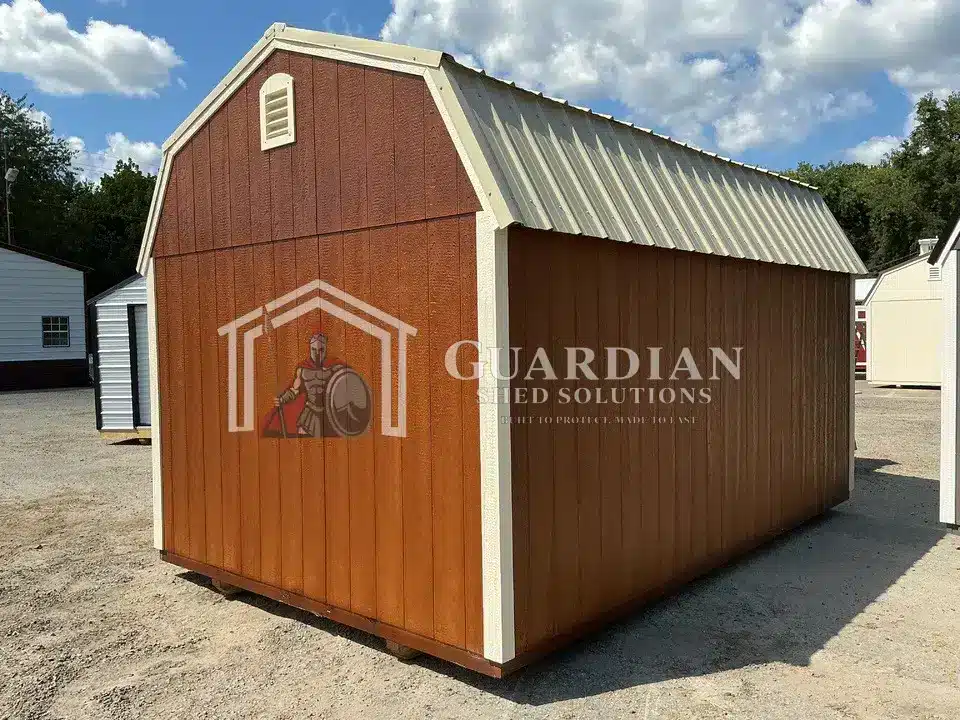 Guardian Series Lofted Barn — delivered to Trinity