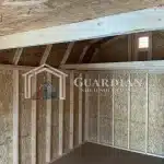 10′ x 16′ Guardian Lofted Shed in Butternut