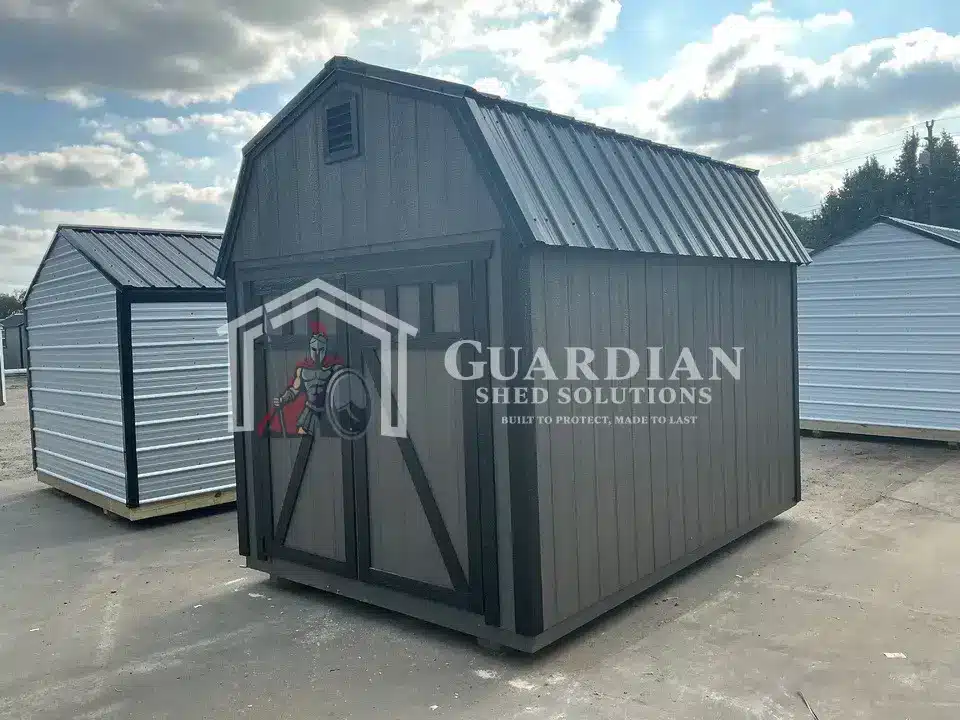 8′ x 12′ Guardian Lofted Barnwood Gray
