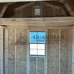 8′ x 12′ Guardian Lofted with Chestnut Brown