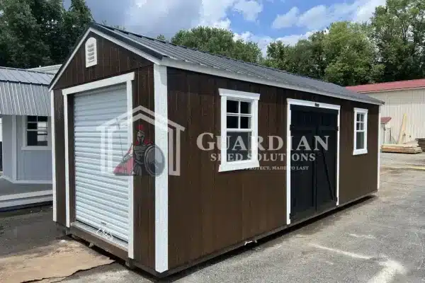 10’x24′ Guardian Chestnut Brown Utility Combo Unit