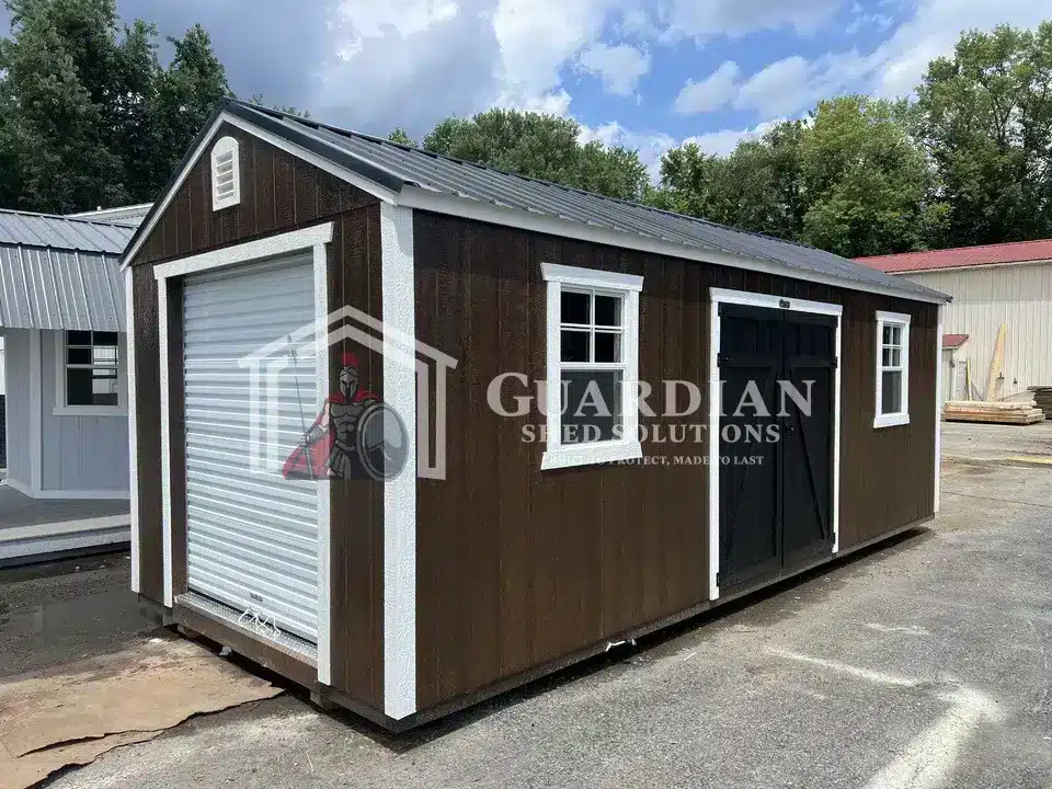 10’x24′ Guardian Chestnut Brown Utility Combo Unit
