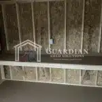 10′ x 24′ Utility Shed with Garage Door & Workbench