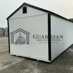 10′ x 24′ Utility Shed with Garage Door & Workbench