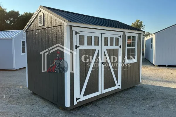8′ x 12′ Guardian Utility Shed with Double Door