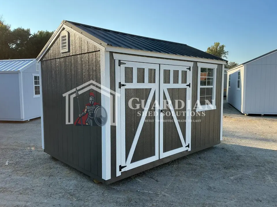 8′ x 12′ Guardian Utility Shed with Double Door