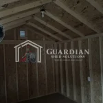 10′ x 24′ Utility Shed with Garage Door & Workbench