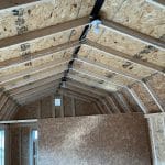 12’x28′ Guardian Lofted with Barnwood and White